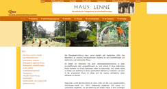 Desktop Screenshot of haus-lenne.de