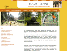 Tablet Screenshot of haus-lenne.de